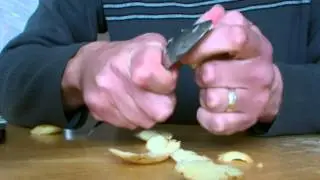 Can you peel a potato with a spoon?