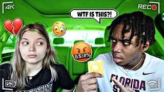 USED RUBBER PRANK ON MY BOYFRIEND TO GET HIS REACTION!!!😡 *GONE WRONG*💔