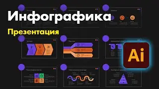 Инфографика ПРЕЗЕНТАЦИЯ Adobe Illustrator