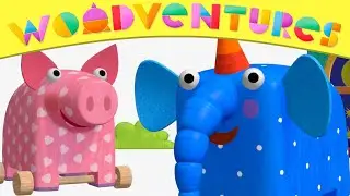 WOODVENTURES 😀 LET´S PLAY A GAME 😀  Educational Cartoon Series for Preschoolers