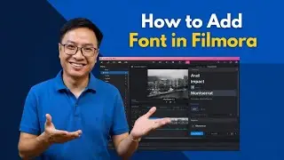 how to add font in filmora