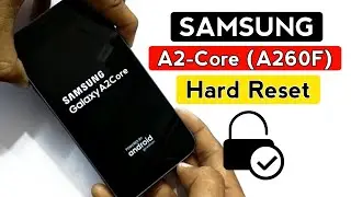 Samsung A2 Core hard reset forgot screen lock 2023 Easy Hard reset J260F.