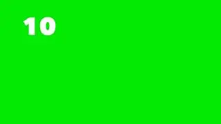 10 Second Countdown Timer | Green Screen / Chroma Key - 1080p 60fps