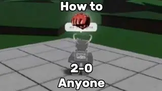 How to 2-0 anyone in The Strongest Battlegrounds Roblox