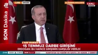 Erdoğan: Darbe Girişimini Eniştemden Öğrendim