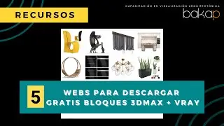 5 webs para descargar GRATIS bloques/modelos para 3dsMax+Vray
