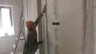 Этапы ремонта. Часть4  Штукатурка стен. Мкр Вересаево