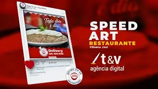 Speed Art restaurante #Photoshop