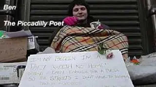 Ben - The Piccadilly Poet - Homeless in Manchester