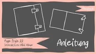 Deutsch: Mini Album Tutorial - Page Style 22 (6x6
