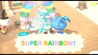 How To Get Super Rainbow Festivale Reward Animal Crossing New Horizons