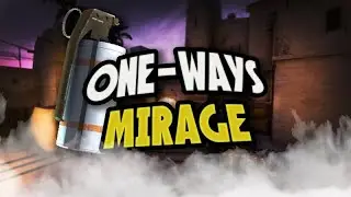 МЕГА КРУТЫЕ ванвей смоки на карте de_mirage