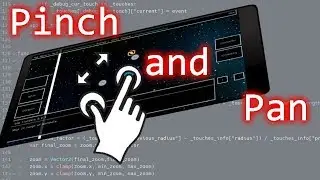 Pinch Zoom and Panning in Godot for a Mobile Game