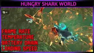 Hungry Shark World: Full Performance Test (Fps, SD855+, ROG II)