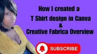 Creating a Shirt  design with Creative Fabrica in Canva