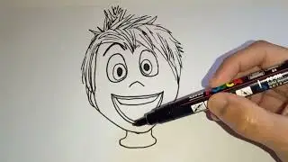 Como Dibujar a Alegria de Intensamente