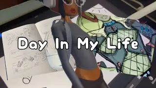 Day In My Small Artist Life // Shop Update, Character Design, Writing & More W/ Timestamps