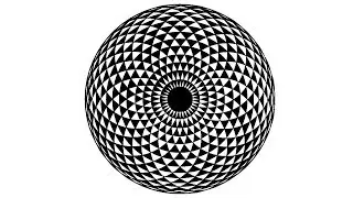 How to draw a Geometric Eye - Circle Mandala Pattern