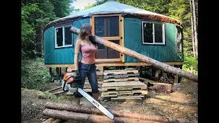 Living Off Grid - Yurt Homestead & Alone in Wilderness | A FULL MONTH in the Life