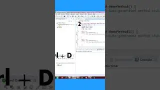 Eclipse IDE Quick Line Delete Shortcut - Faster Coding Trick! [] #eclipse #shorts #shortvideo #viral