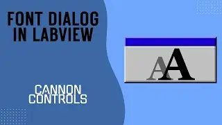 Font Dialog in LabVIEW