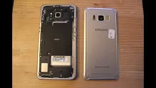 Samsung S8 Active :  How to replace Back cover , finger print and camera glass