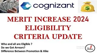 Cognizant Merit Increase 2024 | Cognizant Merit Increase 2024 Eligibility Criteria | Merit Increase