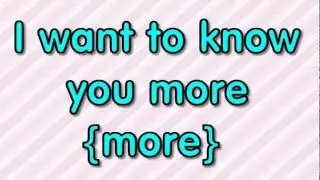 Sonicflood- I want to know you more {with lyrics}