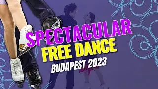 Mariia ALIEVA / Yehor BARSHAK (GEO)| Junior Ice Dance Free Dance | Budapest 2023 | 