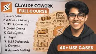 The Ultimate Claude Cowork Course (40+ Use Cases)