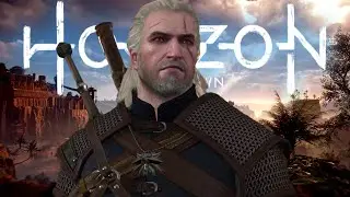 Witcher Geralt in Horizon Zero Dawn PL\EN