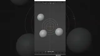 Liquid balls  в Blender. #blender #shorts #3dmodeling #3dgraphics