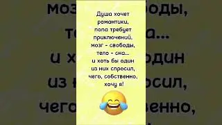 Душа хочет романтики… анекдот дня! Смешно до слез! Отправляй сам знаешь кому! Юмор