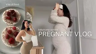 Pregnancy Vlog ♡ 21 weeks pregnant, baby bump update & a lot of food #pregnancyvlog