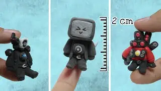 Лепим Детей Титанов Скибиди туалет из пластилина | Skibidi Toilet 🚽