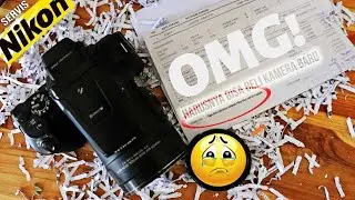 Pengalaman Servis NIKON | Kamera rusak karena air laut