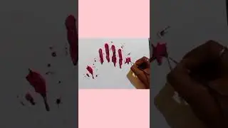 🎨Acrylic Painting of blood hand✊| By Harsh| Armed by Art