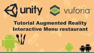 How to create  Interactive Menu restaurant- Augmented Reality  with unitiy 3d and vuforia