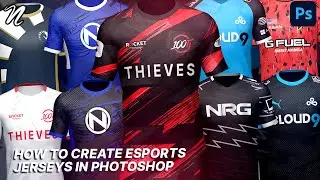 How to Create Esports Jerseys in Photoshop by Qehzy