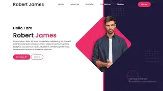 Make a full portfolio website | part 1 || #webdevelopment