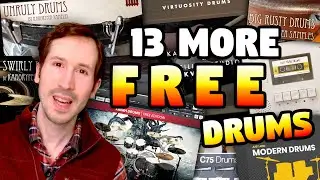 13 More Free Drum VST Compared. New Free Drums for Kontakt Player by Just Add Drums.