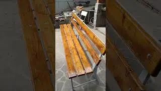 удобная лавочка на дачу, чертежи, размеры #Shorts
