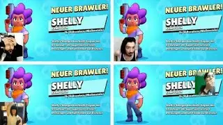 Laz,Ybj, LordEnzel, Berat Ali Aynı Anda Shelly Çıkartma Anı|Brawl Stars