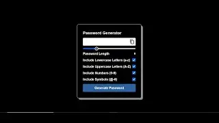How To Generate a Random Password Using Html Css JavaScript | With Source Code| 