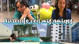 VLOG: Un día de piscina, salida con mis amigos ((VIVIENDO JUNTOS)) 😱
