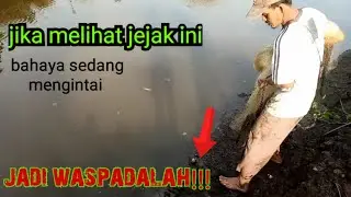menjala saat air pasang konda, dapat hal yang tak terduga../net fishing