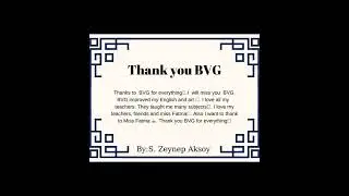 BVG art and writing