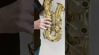 How to play D E F G in the upper register on saxophone 🎷