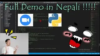 Zoom Automated!!! With Just 50 lines of code|Full Demo In Nepali