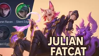 Script skin julian fatcat MLBB GLOBAL